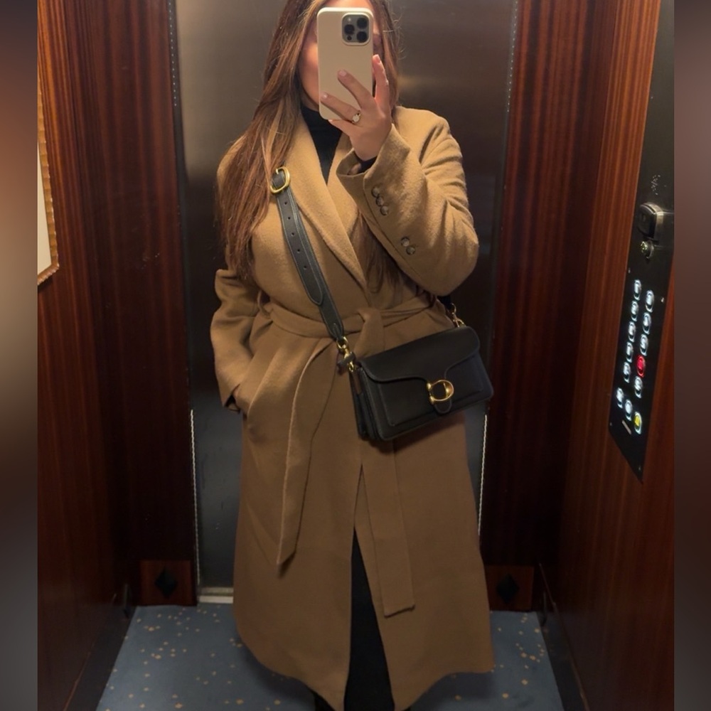 Zara Wool Blend Long Coat